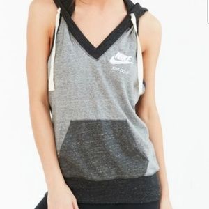 Nike Vintage Sleeveless Hoodie Sz S